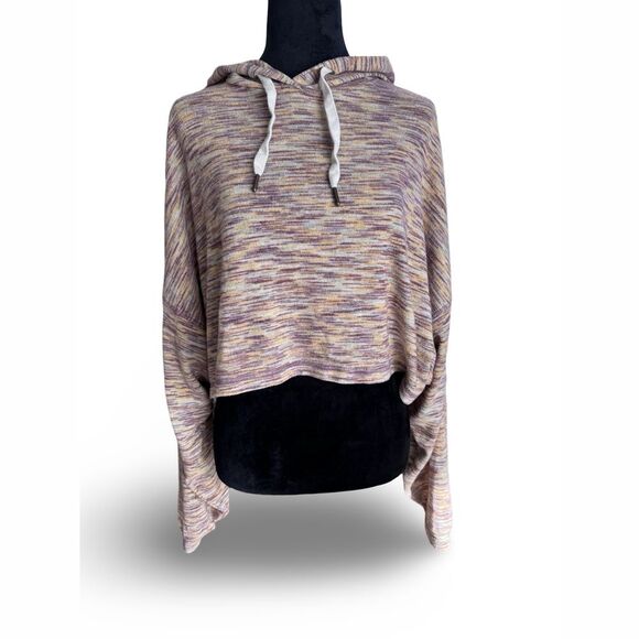 Out From Under Urban Outfitters Cropped Hoodie | Size M | Multicolor‎ Pullover - Picture 1 of 5